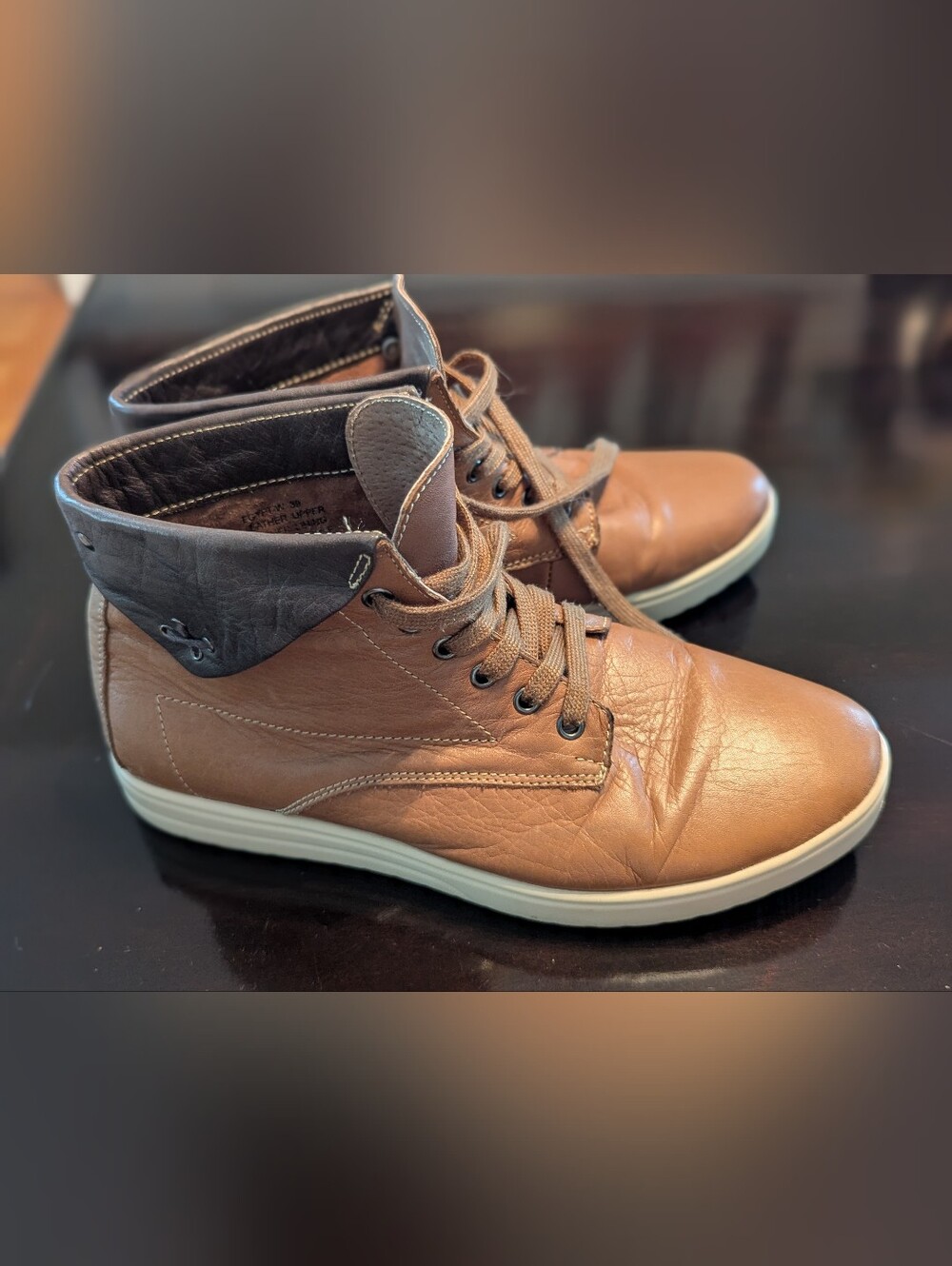 Stegmanm genuine soft Egyptian leather quality ankle boots women sz 9.5 (39)